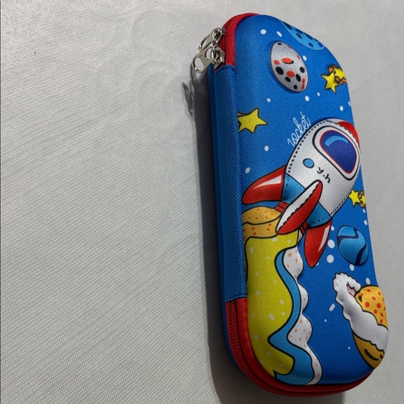 Blue Rocket Kids Pencil Case - Picture 4 of 8